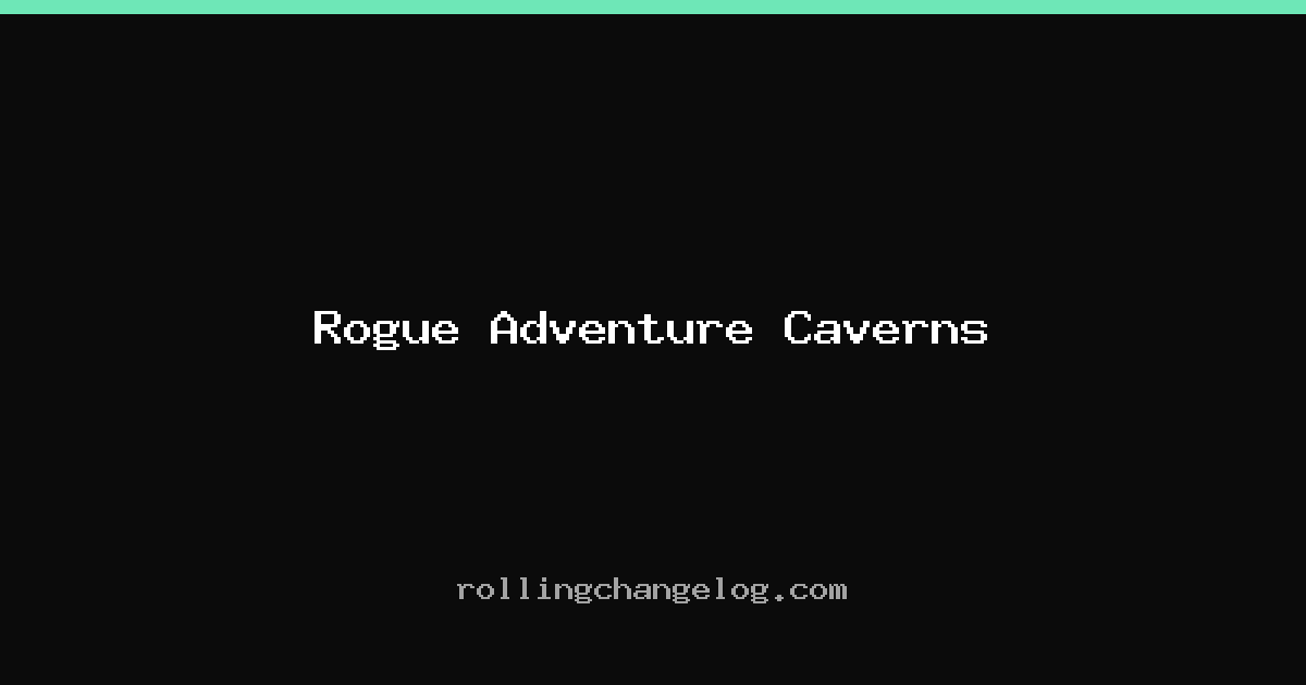 Rogue Adventure Caverns cover