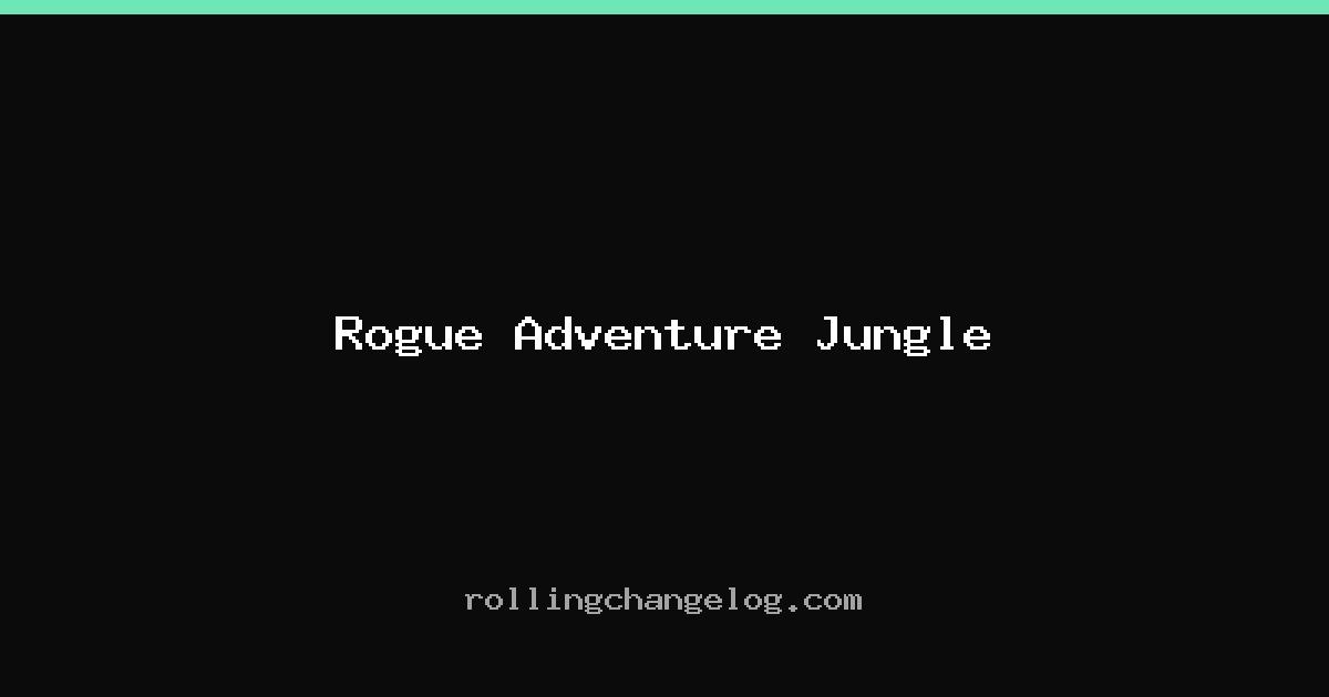 Rogue Adventure Jungle cover