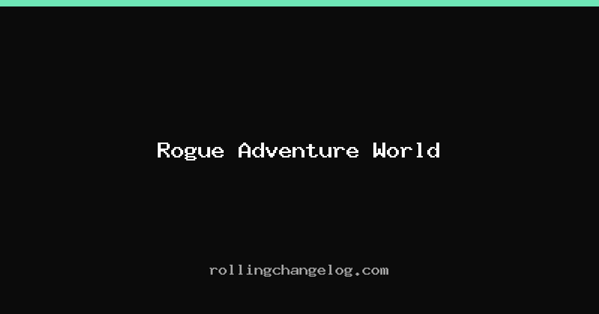 Rogue Adventure World cover