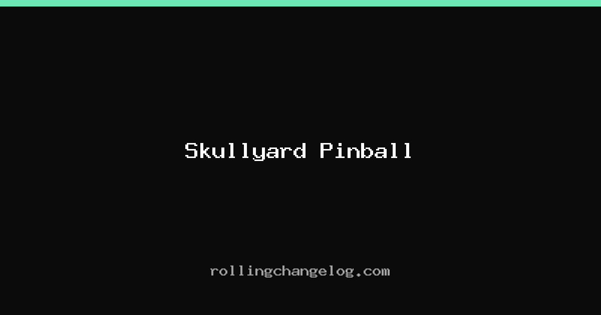 Skullyard Pinball cover