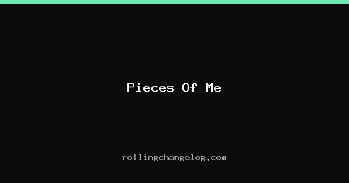 Pieces Of Me cover
