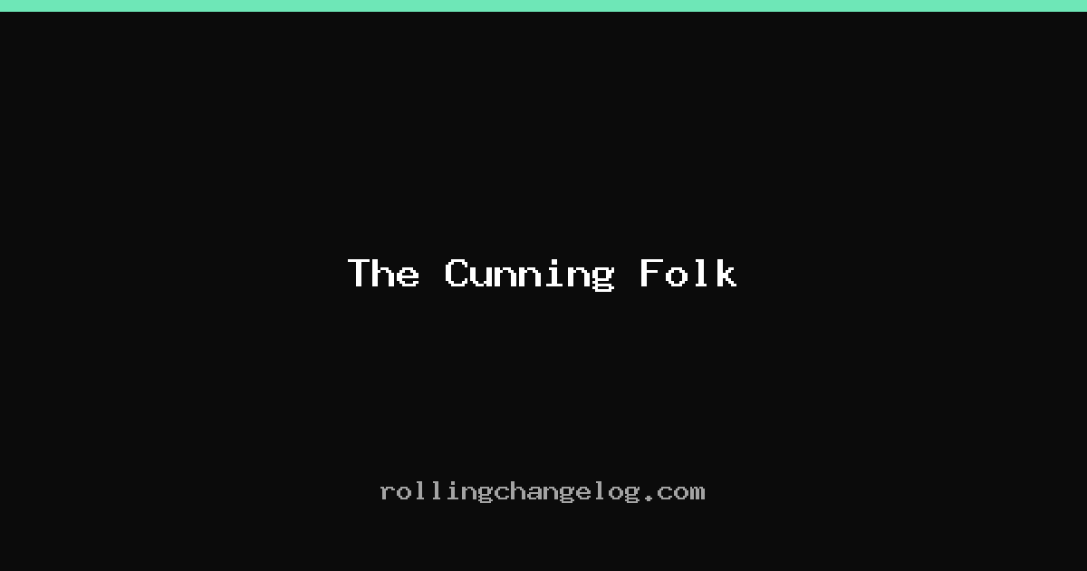 The Cunning Folk cover