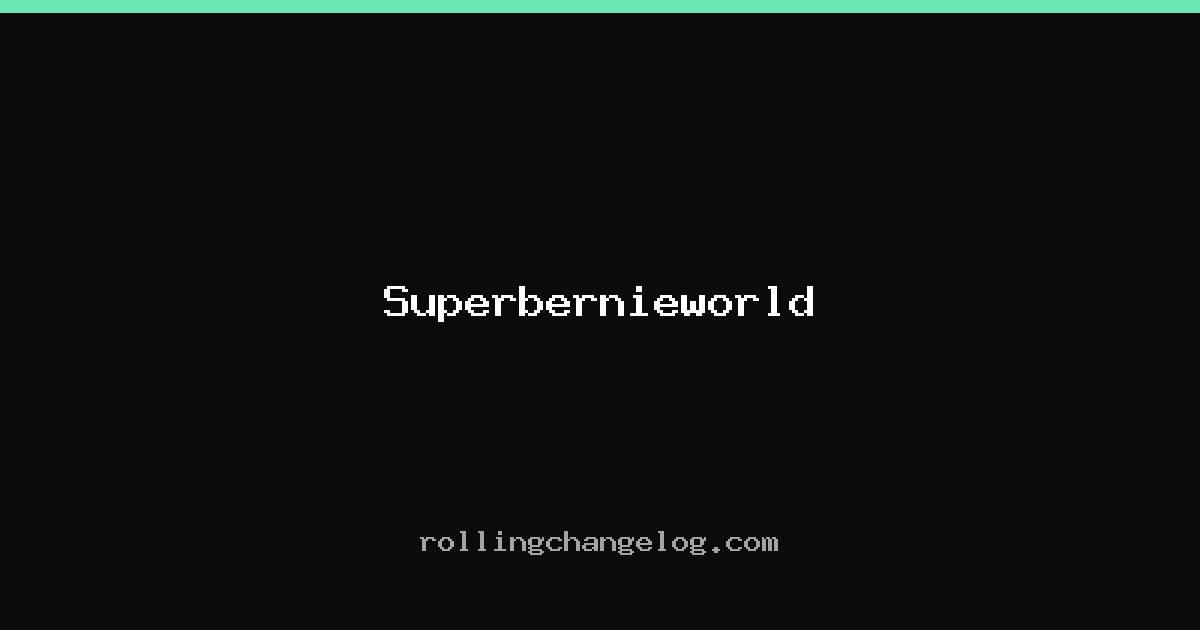 Superbernieworld cover
