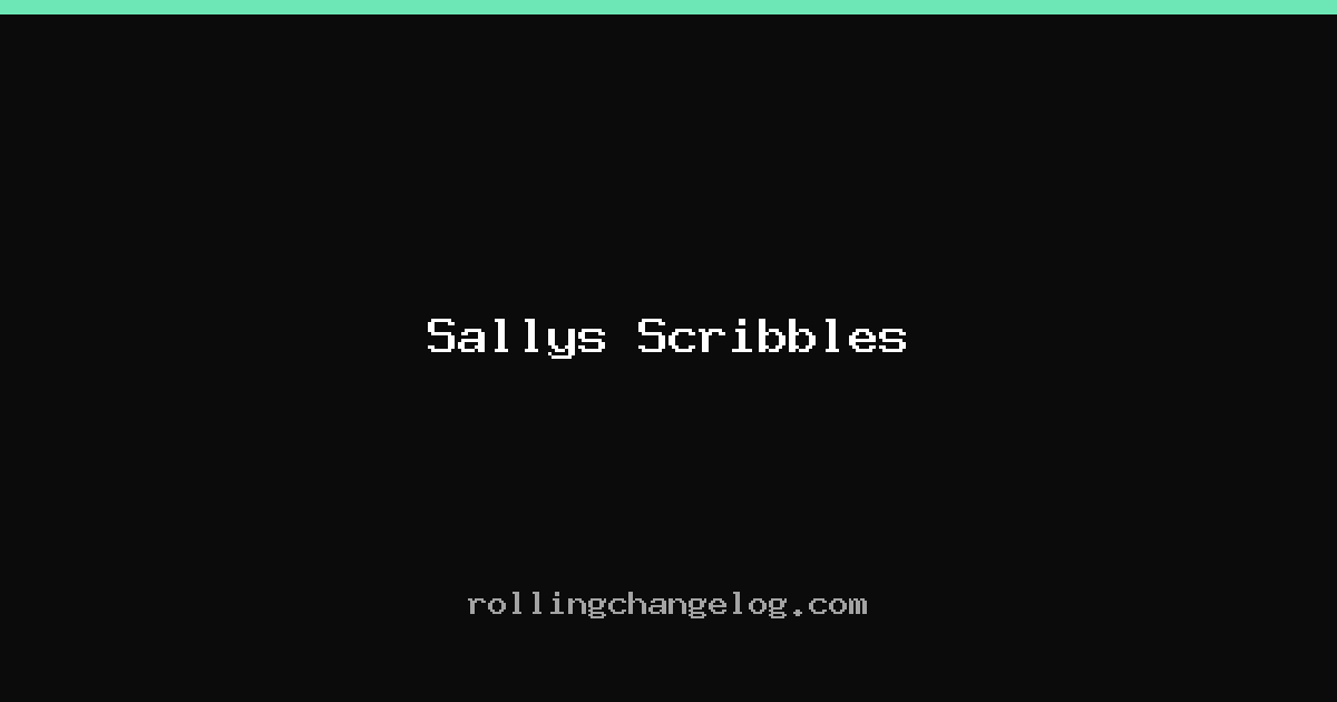 Sallys Scribbles cover