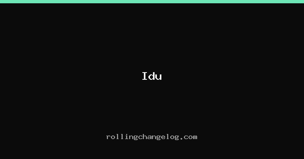 Idu cover