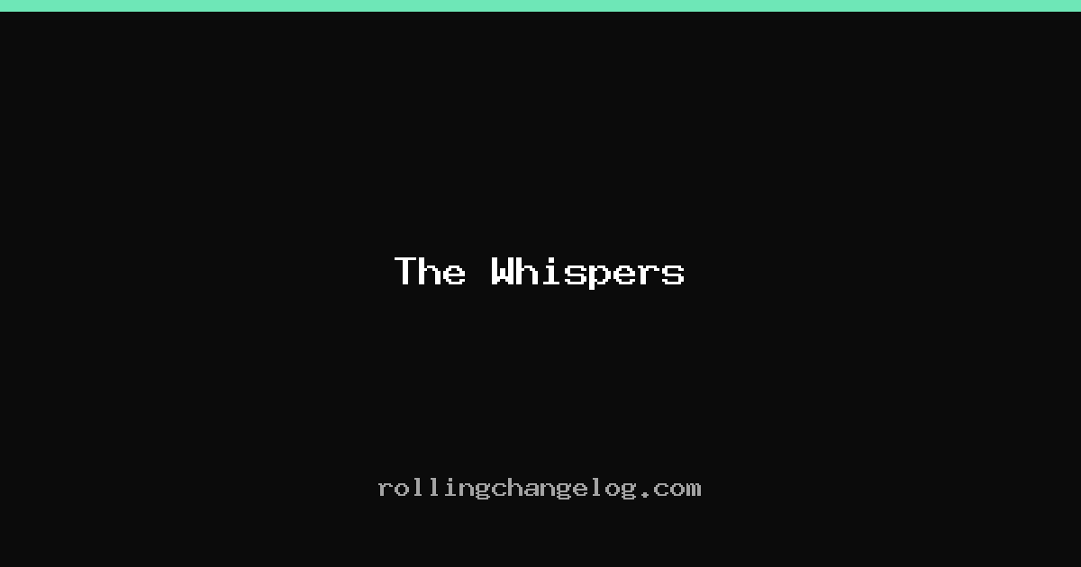 The Whispers cover
