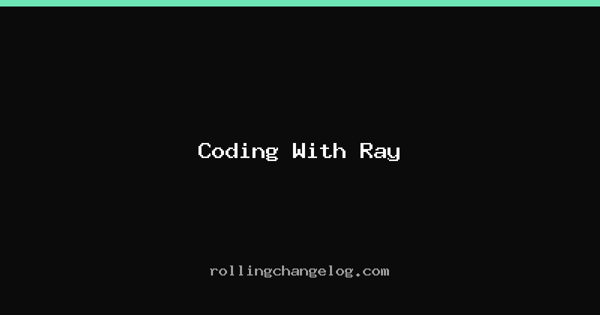 Coding With Ray cover