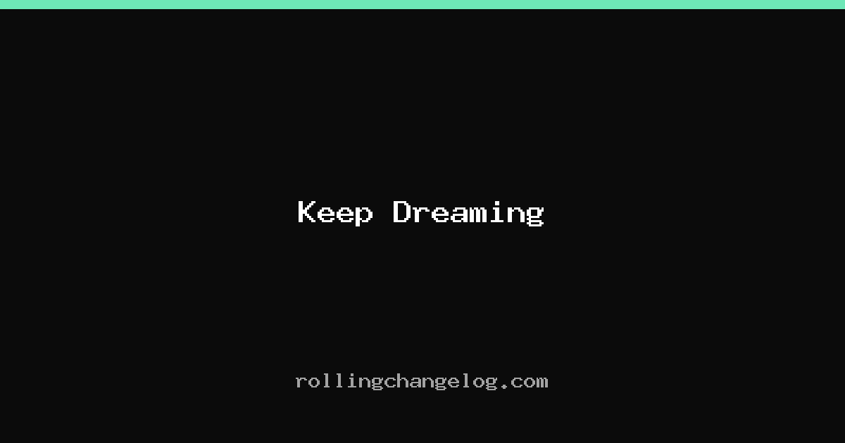 Keep Dreaming cover