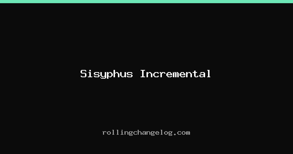 Sisyphus Incremental cover