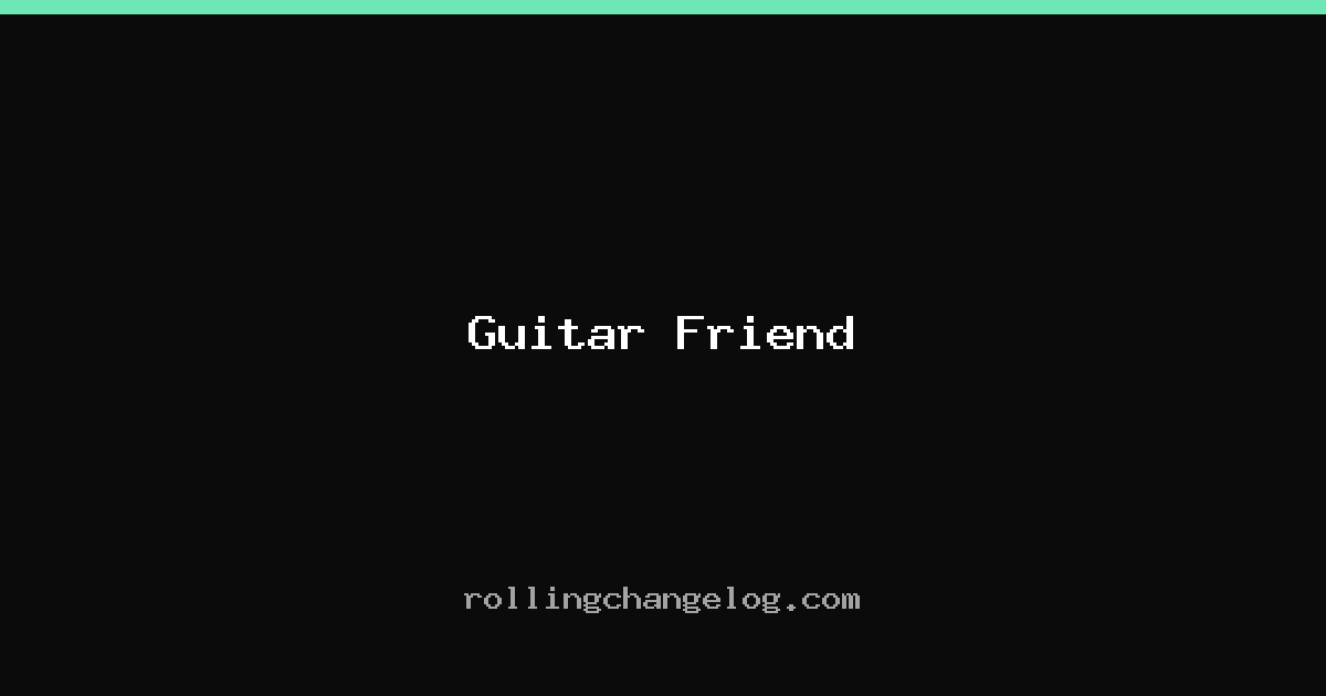 Guitar Friend cover
