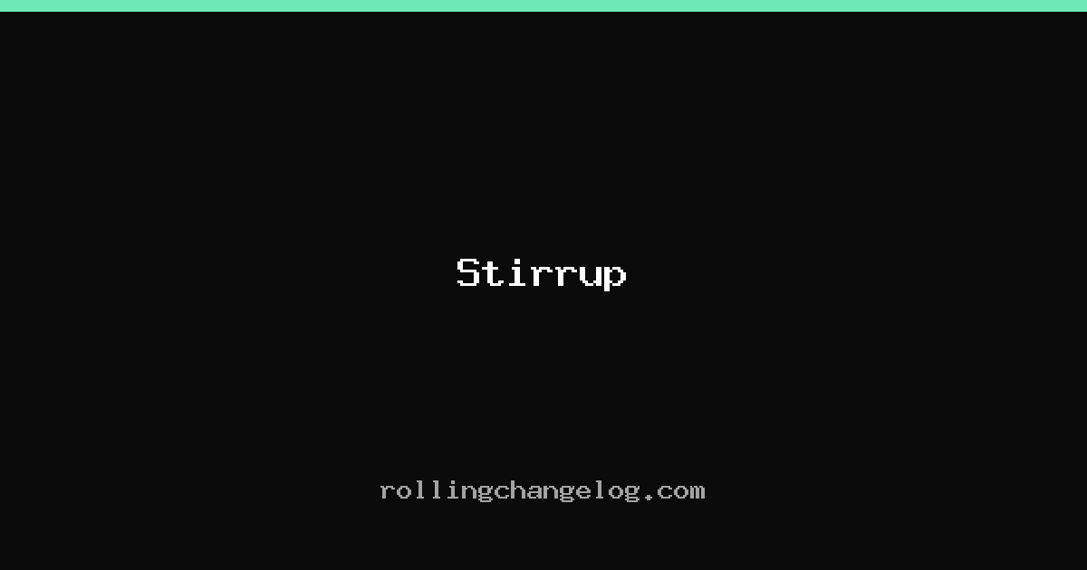 Stirrup cover