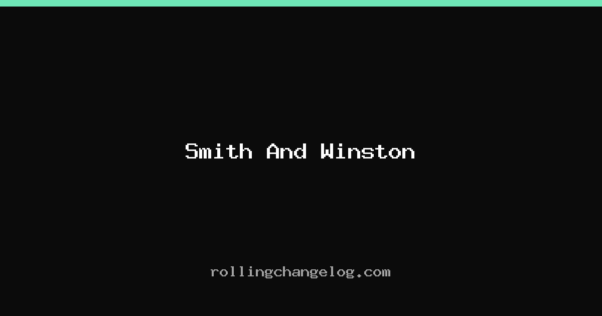 Smith And Winston cover