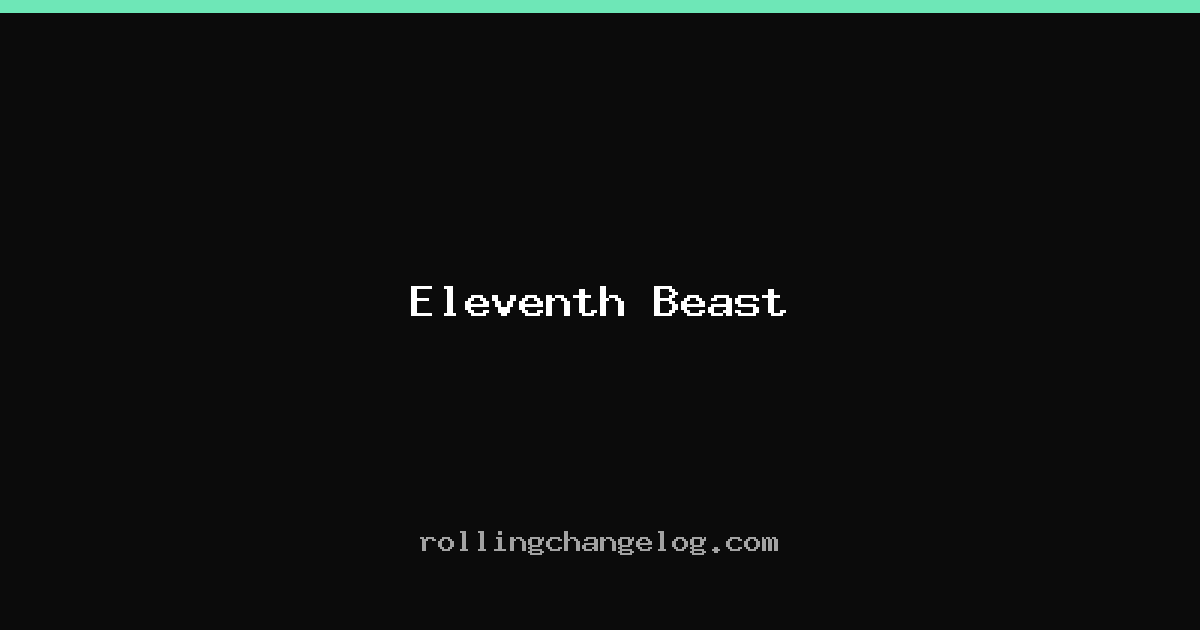 Eleventh Beast cover