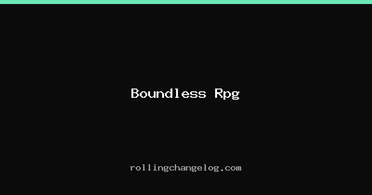 Boundless Rpg cover