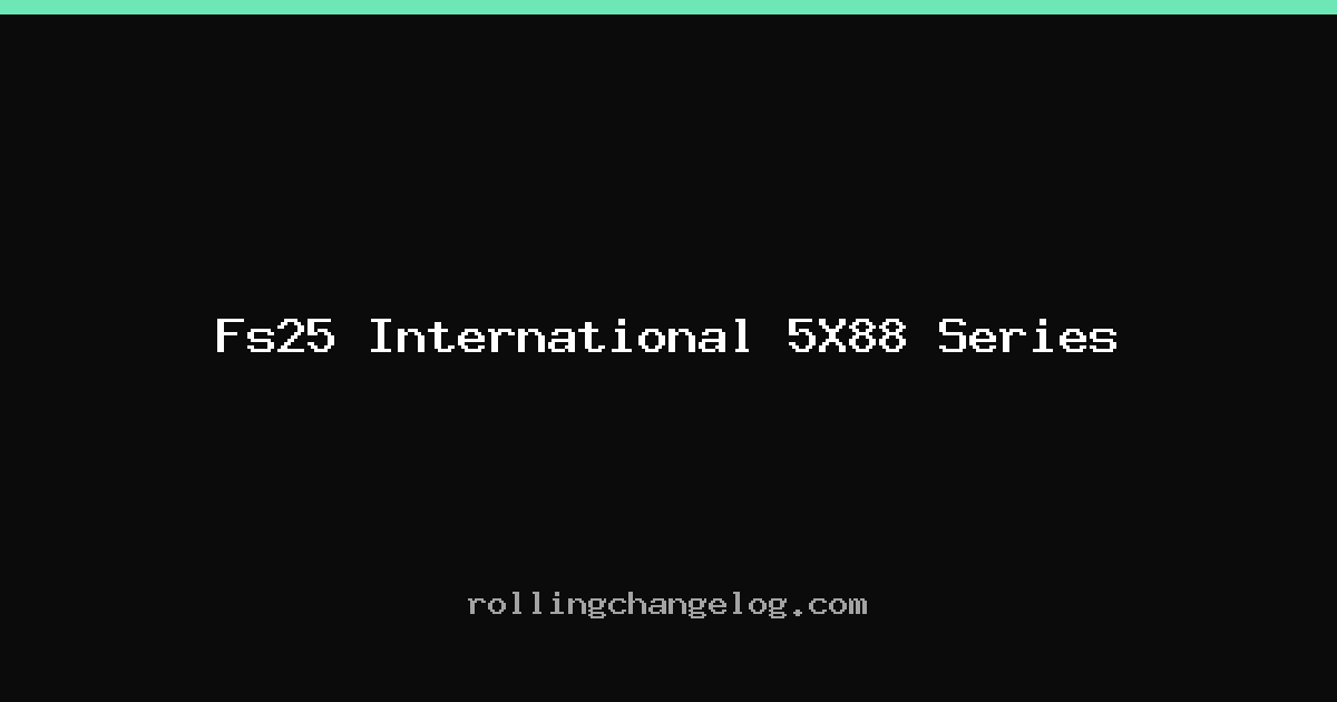 Fs25 International 5X88 Series cover