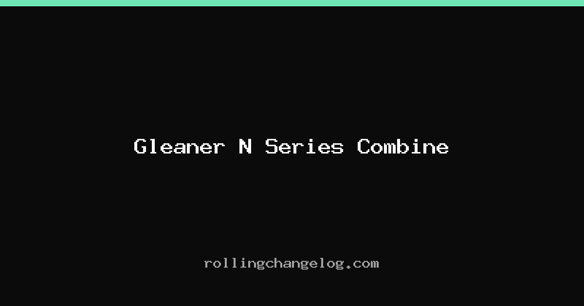 Gleaner N Series Combine cover