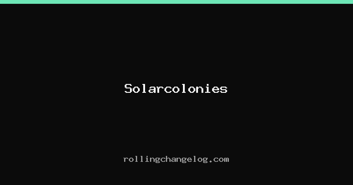 Solarcolonies cover