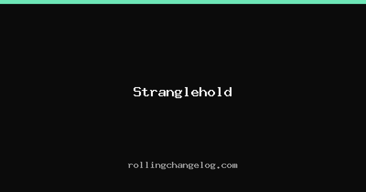 Stranglehold cover