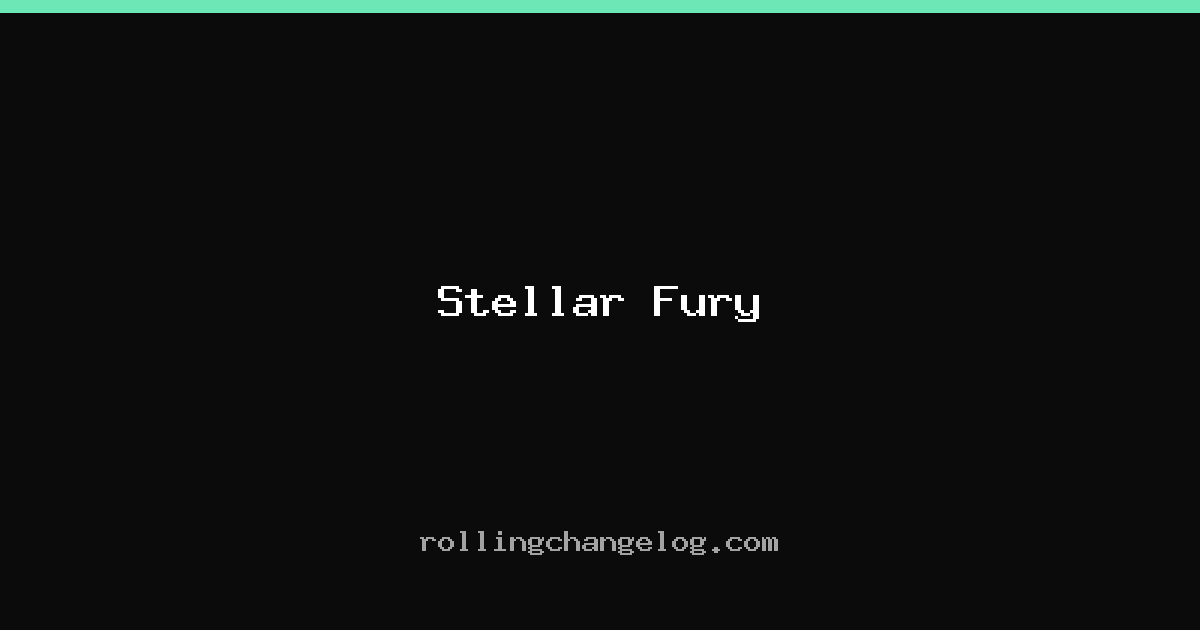 Stellar Fury cover