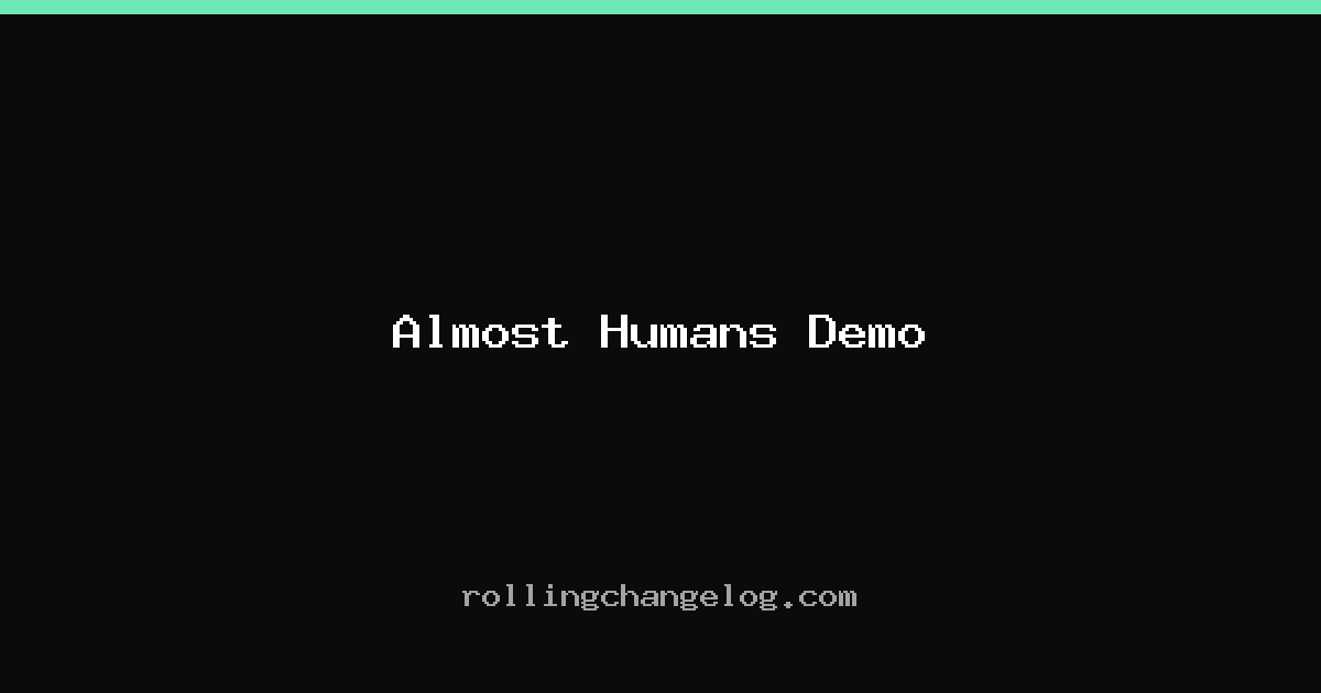 Almost Humans Demo cover