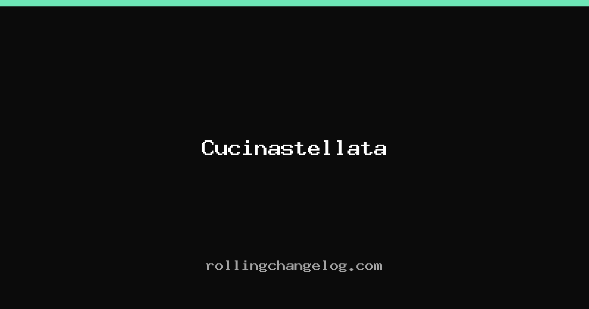Cucinastellata cover