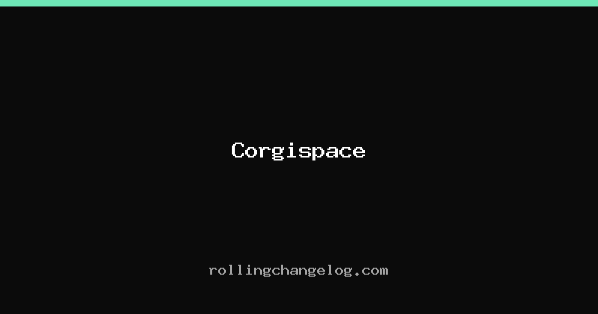 Corgispace cover