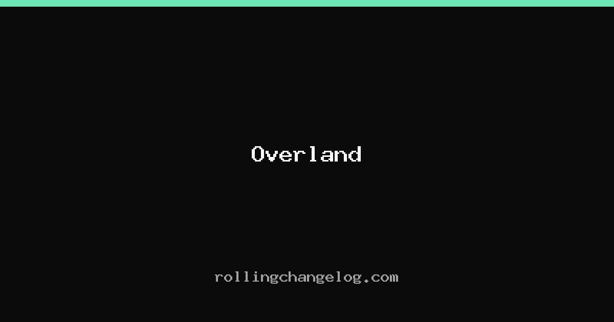 Overland cover
