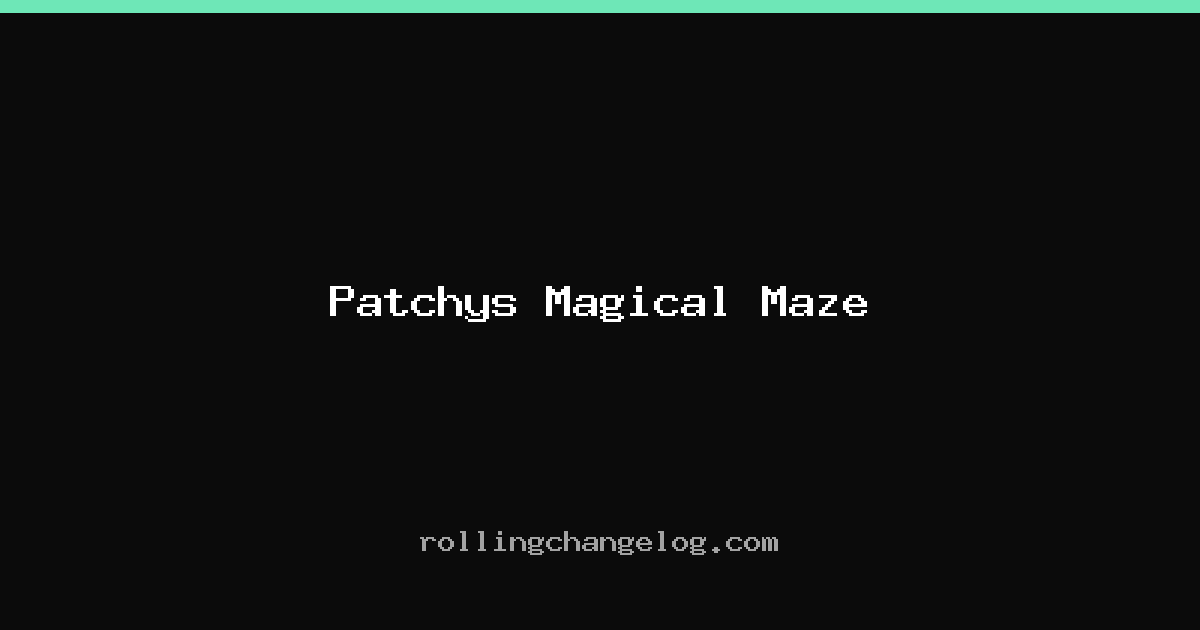 Patchys Magical Maze cover