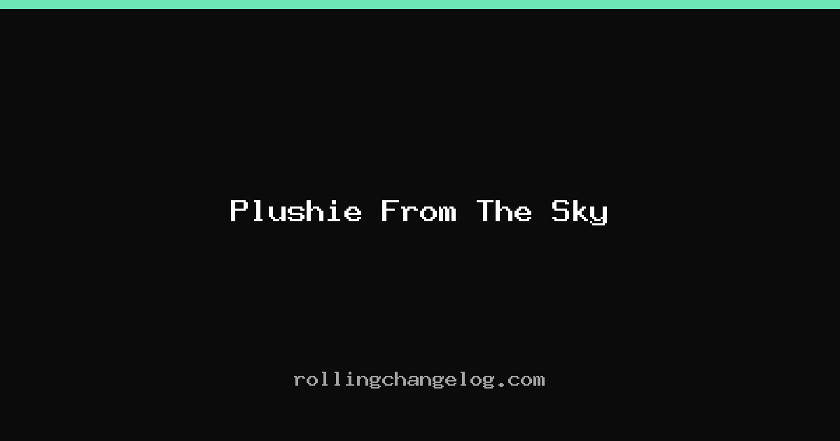 Plushie From The Sky cover