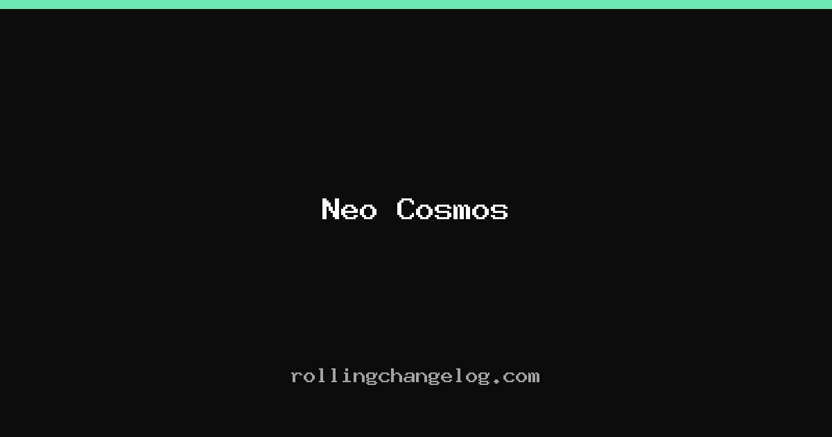Neo Cosmos cover