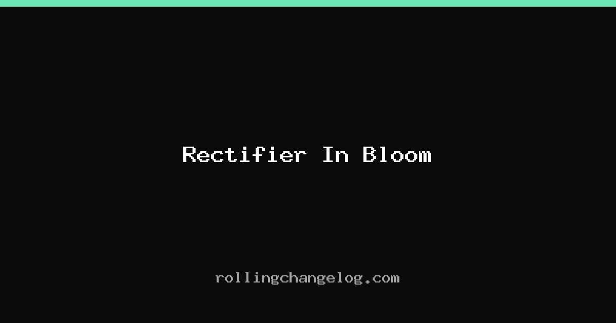 Rectifier In Bloom cover
