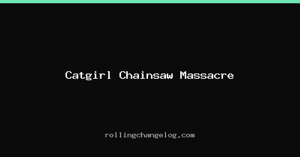 Catgirl Chainsaw Massacre cover