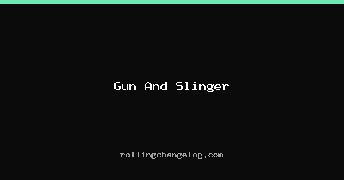 Gun And Slinger cover
