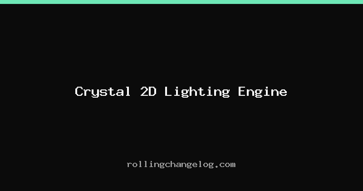 Crystal 2D Lighting Engine cover