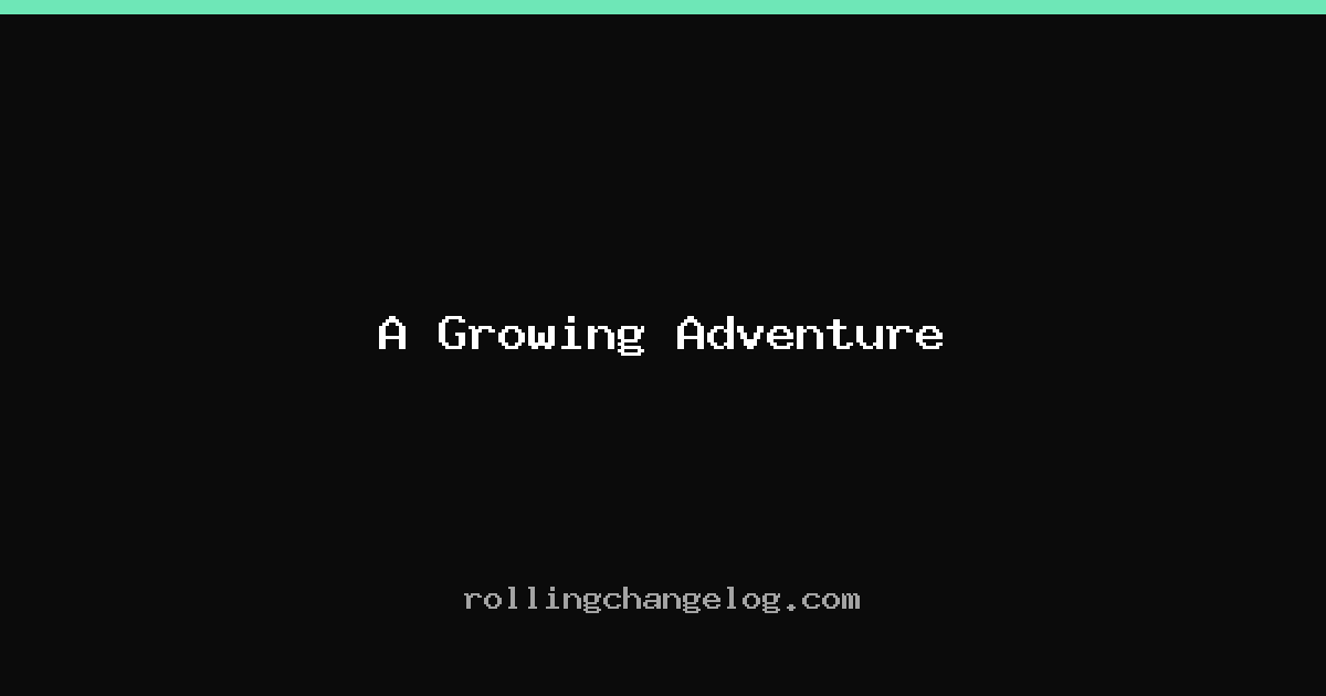 A Growing Adventure cover