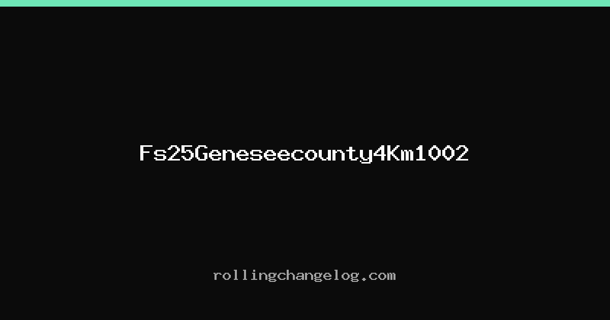 Fs25Geneseecounty4Km1002 cover