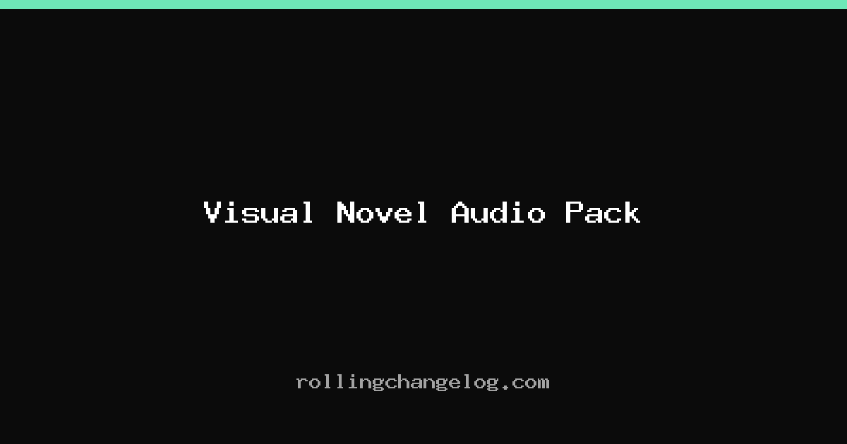 Visual Novel Audio Pack cover