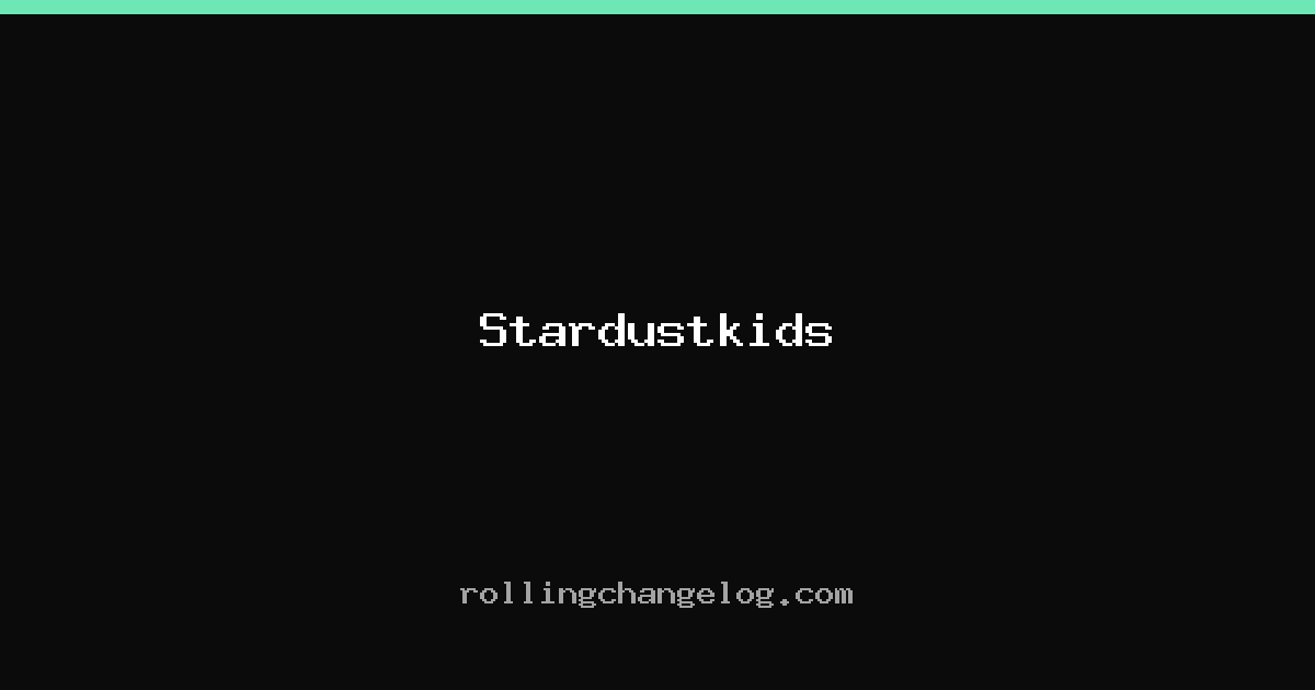 Stardustkids cover