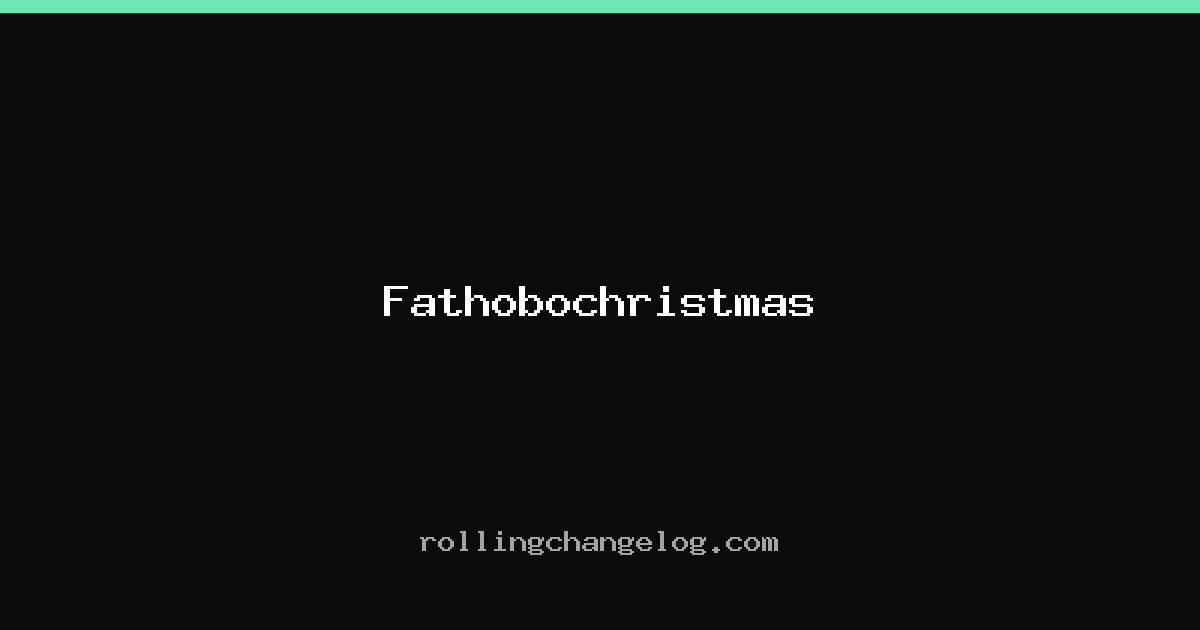 Fathobochristmas cover
