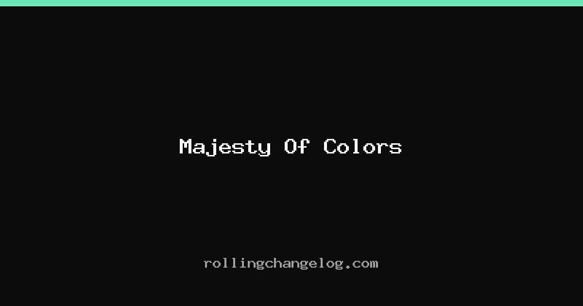 Majesty Of Colors cover