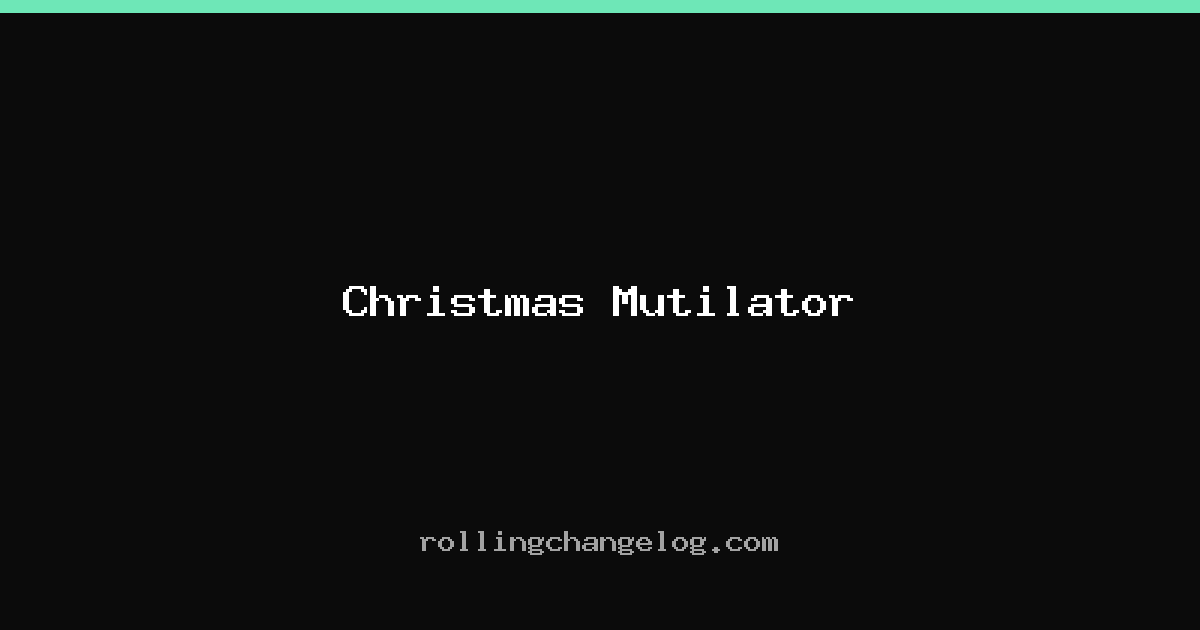 Christmas Mutilator cover