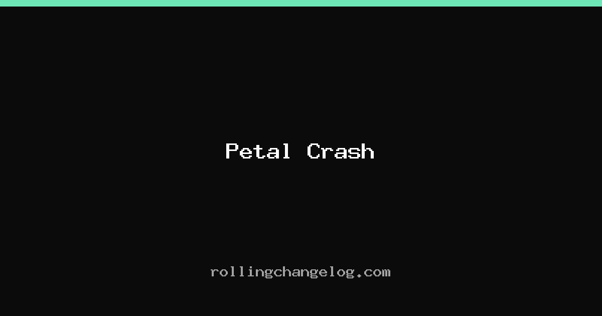 Petal Crash cover