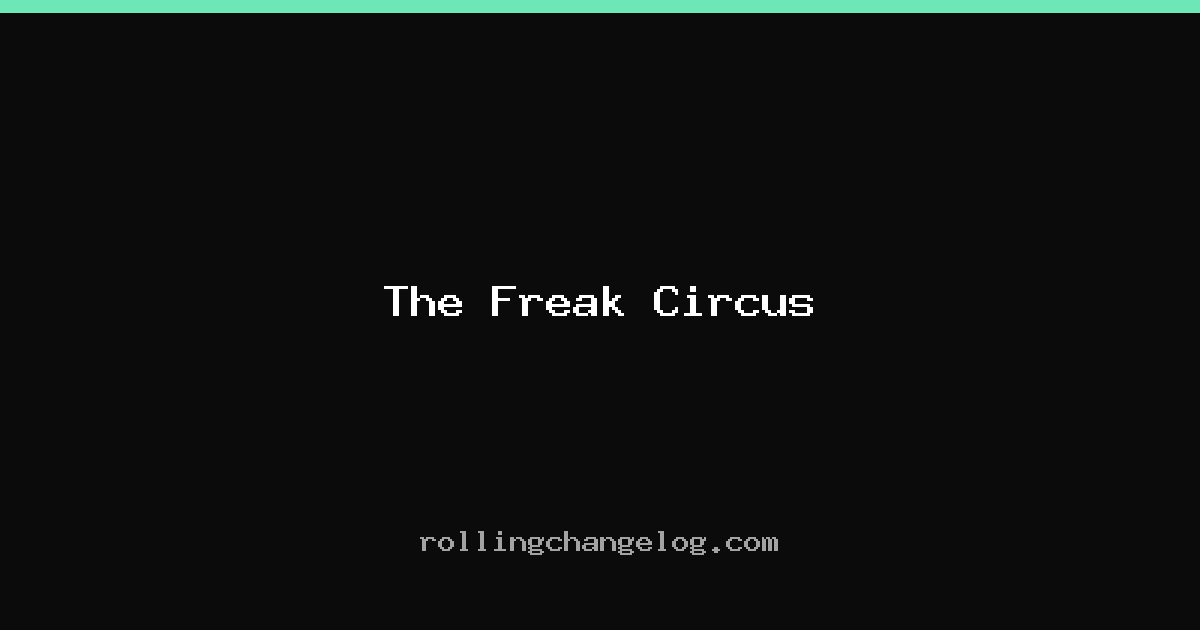 The Freak Circus cover