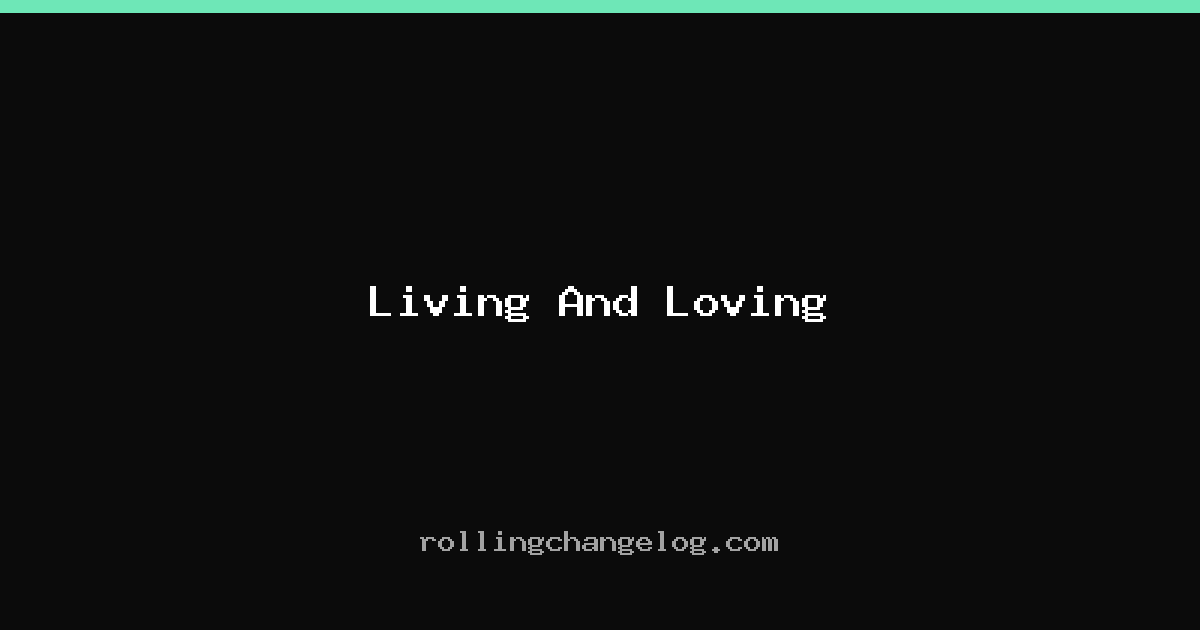 Living And Loving cover
