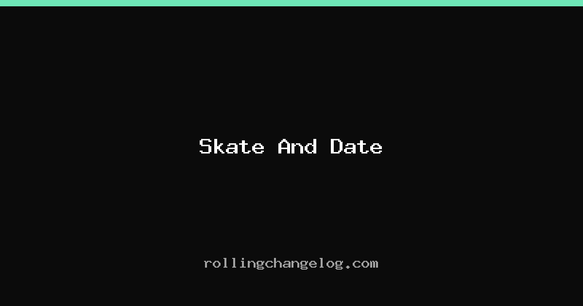 Skate And Date cover