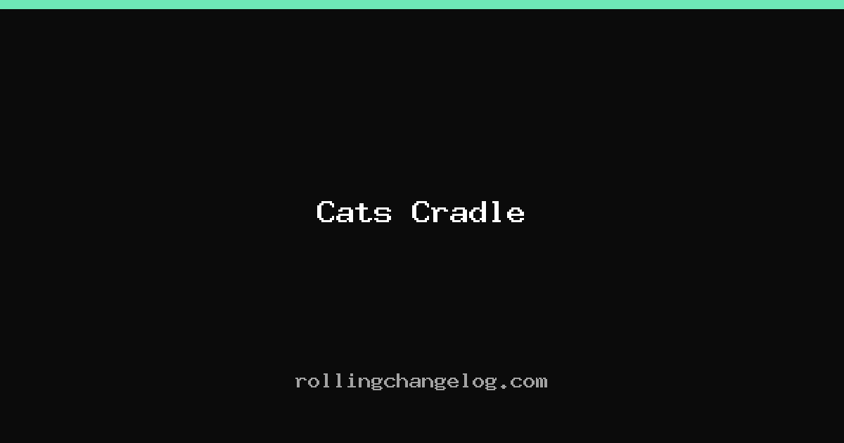 Cats Cradle cover