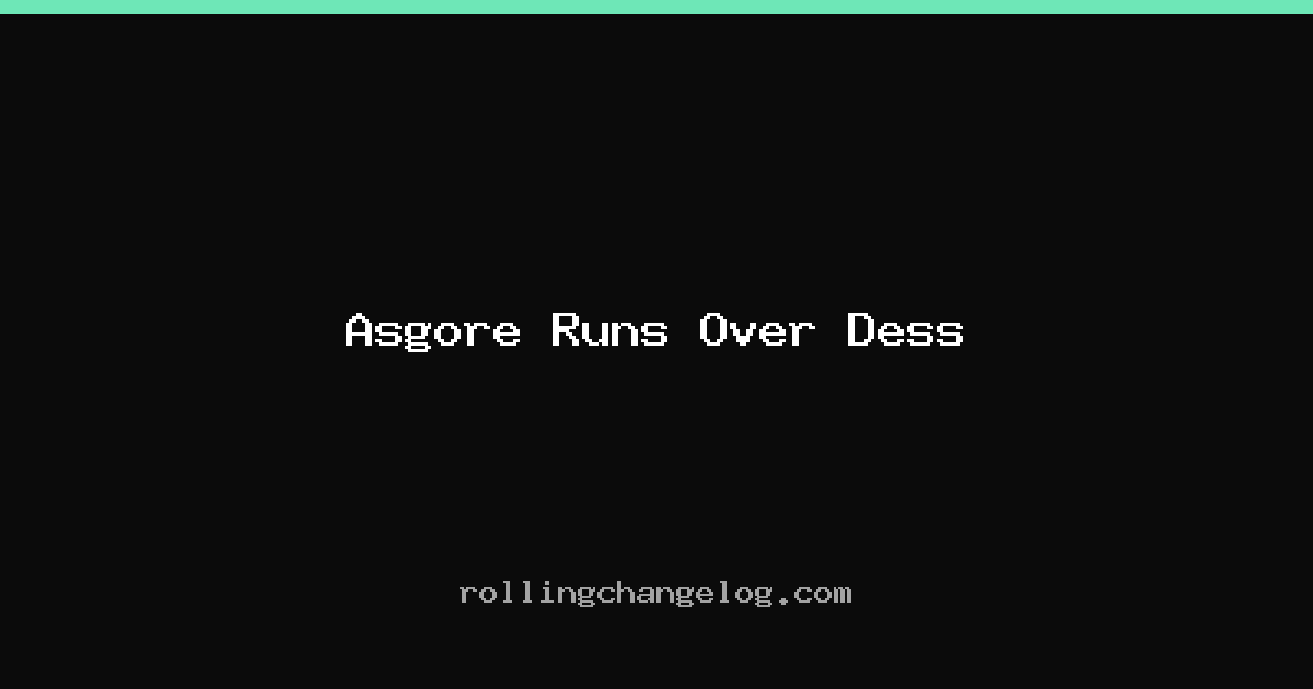 Asgore Runs Over Dess cover
