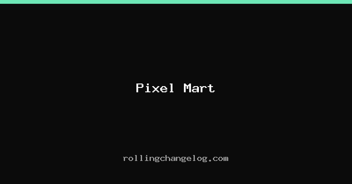 Pixel Mart cover