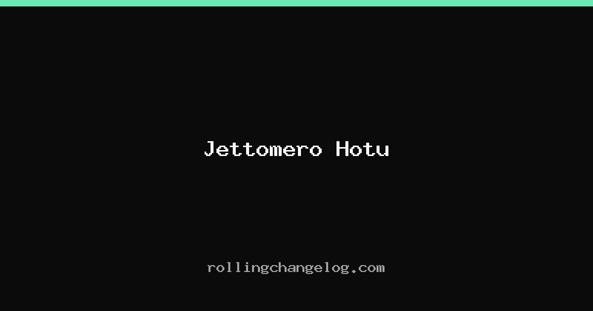 Jettomero Hotu cover