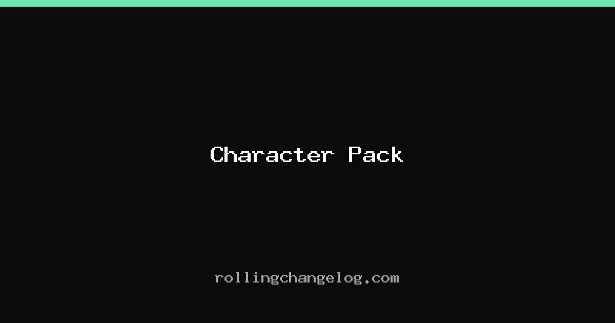 Character Pack cover
